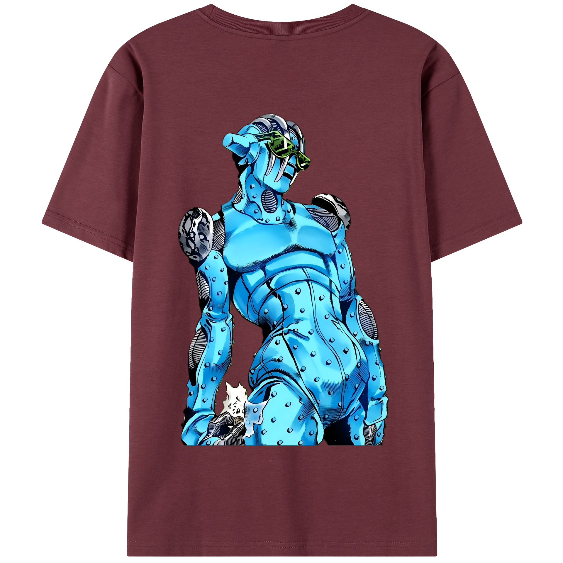 （画像用） ジョジョの奇妙な冒険 JoJo's Bizarre Adventure 綿100％半袖Tシャツ（背面プリント）